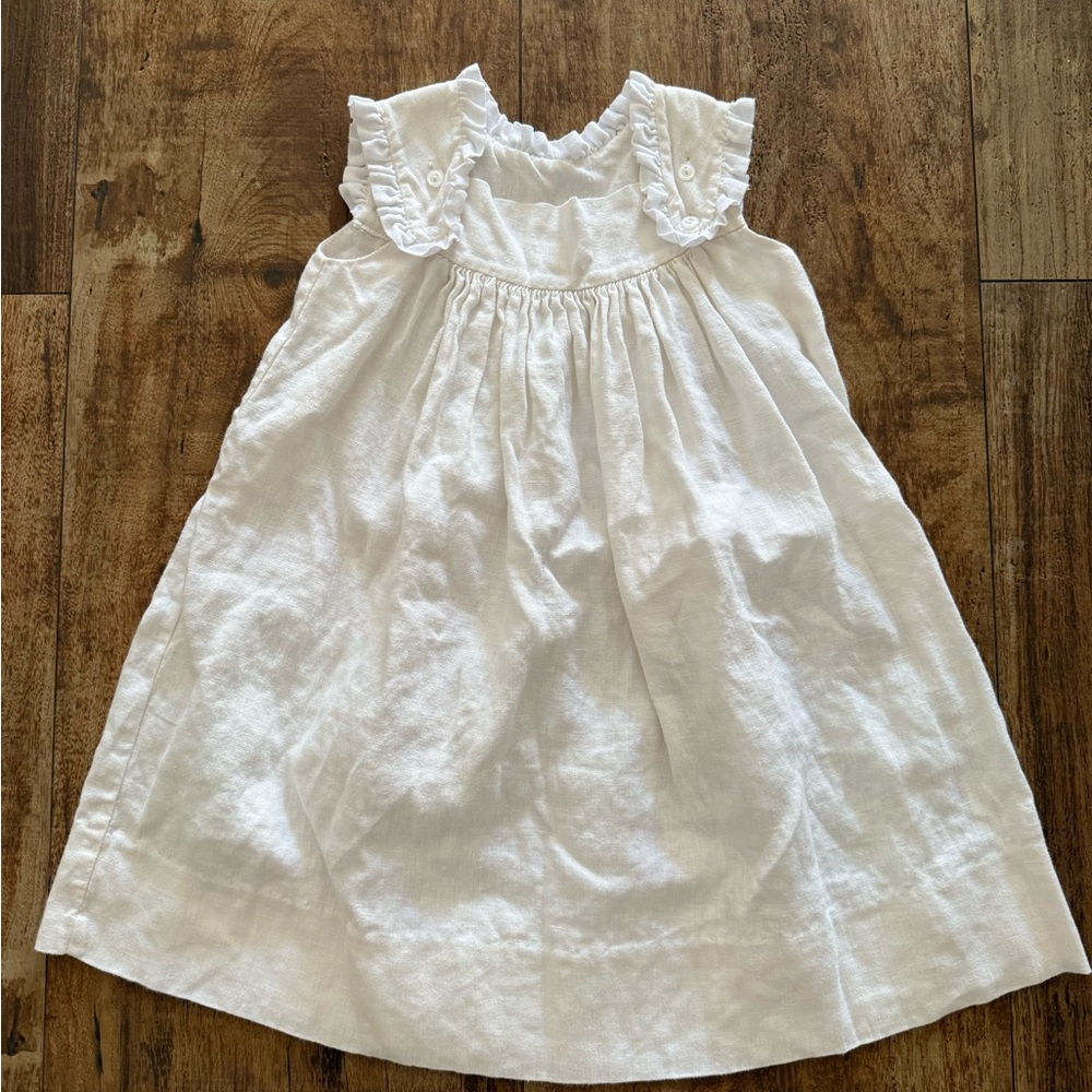 Lullaby Set Frances Flap Dress in Linen